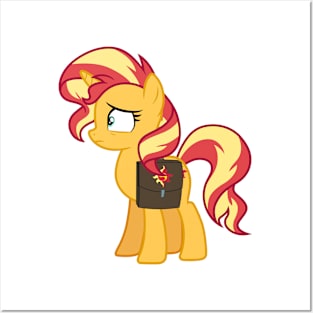 Pony Sunset 1 Posters and Art